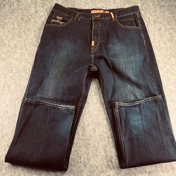 Lrg Other - LRG Baggy Dark Wash Jeans Y2K Skate Streetwear Size 40